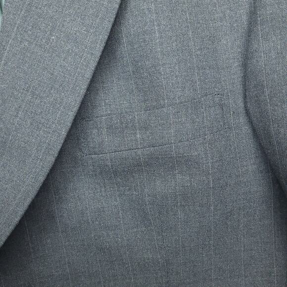 Roundtree & Yorke Men's Worsted Wool Jacket Coat Blazer 42R Made in USA Gray - Picture 9 of 16